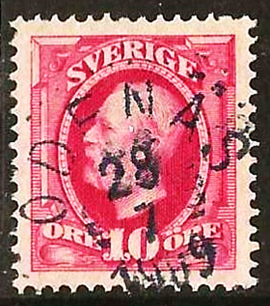 54 ÖDENÄS 28.7.1907 Postal 200