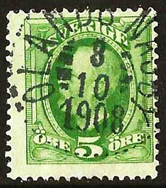 52 ÖLANDS NÄSBY 8.10.1908 Postal 350