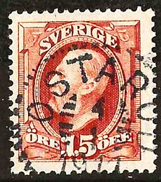 55 ÖSTARÖD 4.1.1911 Postal 350