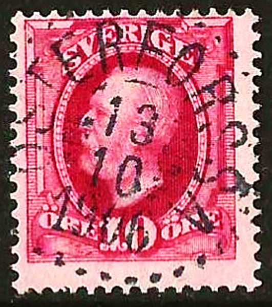 54 ÖSTERFORSSA 13.10.1906 Prakt Postal 125