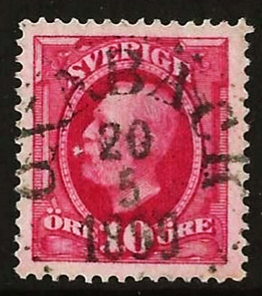 54 ÖXABÄCK 20.5.1899 Lyx Postal 100