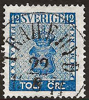 9 TRAHERYD 22.8.1871 Prakt Postal 350