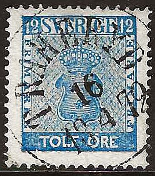 9 TRAHERYD 16.4.1872 Postal 350