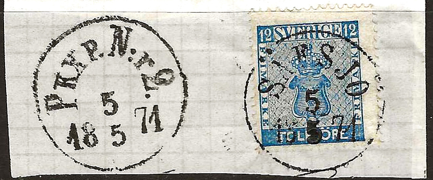 9 SÄFSJÖ 5.5.1871 Postal 250