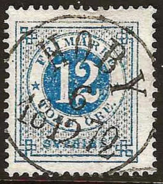 21 HOBY 6.12.1872 Prakt Postal 100