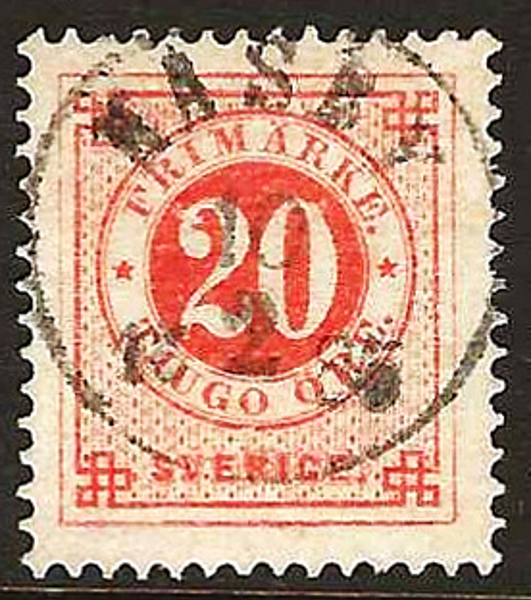33 NÄSBY 10.2.1885 Prakt Postal 150