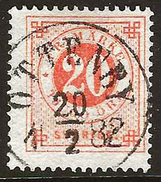 33 OTTENBY 20.2.1882 Postal 125