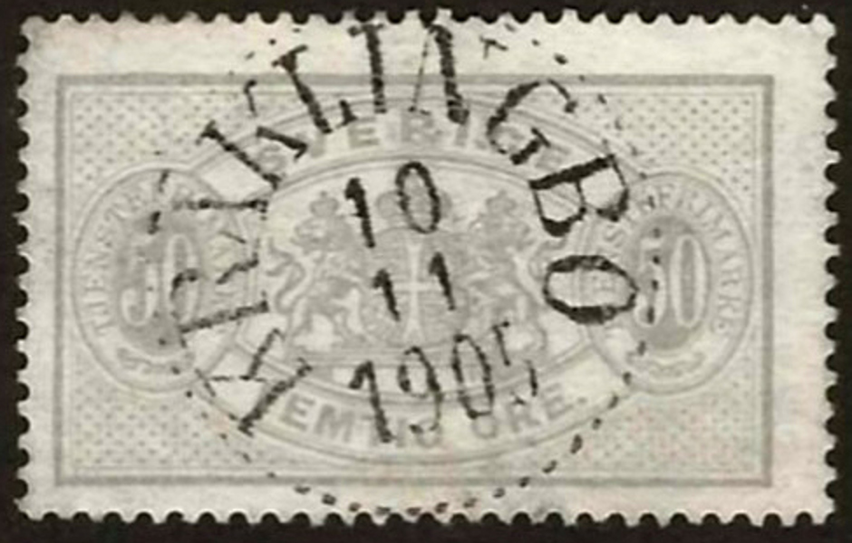 TJ23 KRÄKLINGBO 10.11.1905 Postal 100