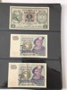 Samling sedlar 5  kr till 100 kr 