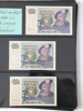 Samling sedlar 5  kr till 100 kr 