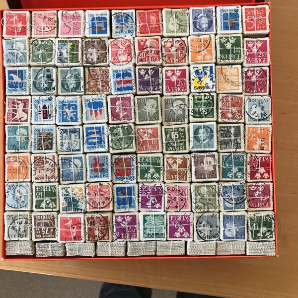 BUNTAR 590 st 100-buntar småformat 1938 och framåt