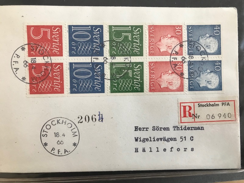 SVERIGE. Pärm med 83 st FDC 1948 - 1970, en del något bättre.