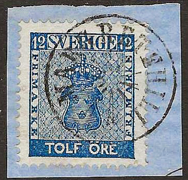 9 Strålstämpel  MARGRETEHILL på vackert klipp