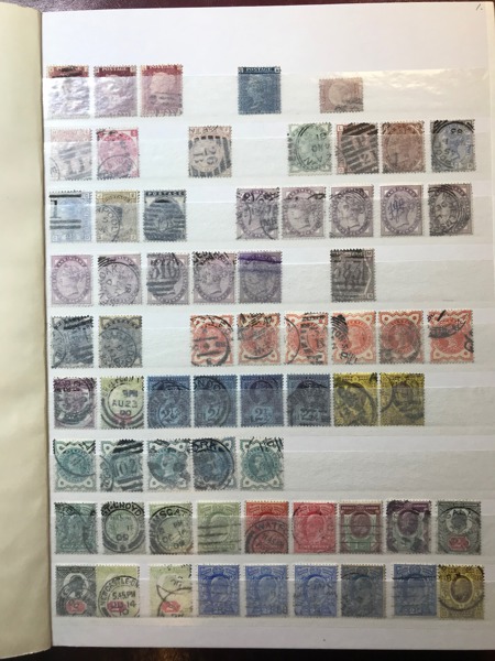 ENGLAND. Stämplat i två instIcksböcker 1858 - 2002