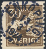 F148 30 öre brun ENKÖPING 13.3.1924