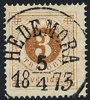 F17 3 öre brun t.14 5.4.1873 HEDEMORA 5.4.1873 Prakt