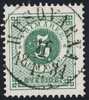 F30 5 öre GRÖN t.13 HUSQVARNA 16.12.1881 