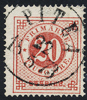 F22 20 öre röd t.14 PITEÅ 22.5.1873 