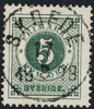 F30 5 öre t.13 SKÖFDE 17.9.1878 Praktexemplar