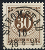 F47 30 öre brun ph STRÖMSTAD 10.8.1891