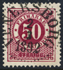 F48 50 öre karmin ph VENERSBORG 2.5.1892  Praktexemplar