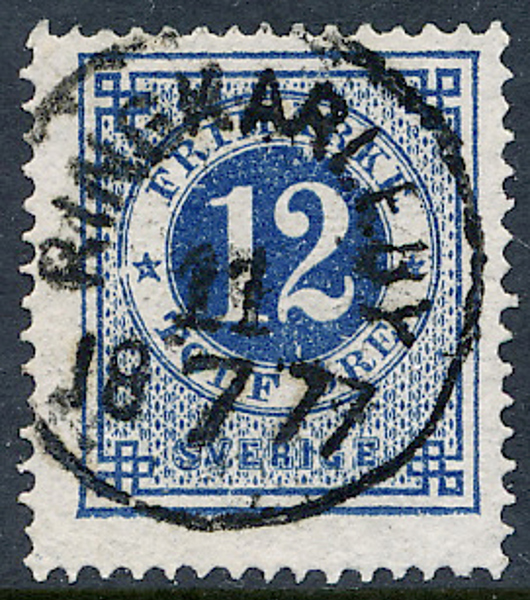 21 RINGKARLEBY 11.7.1877 (T) N16 Postal 150  Prakt