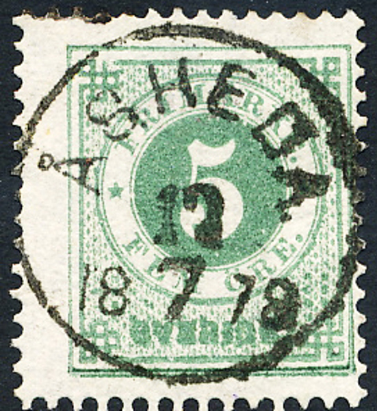 30 ÅSHEDA 12.7.1879 (G) N16 Lyxstämpel