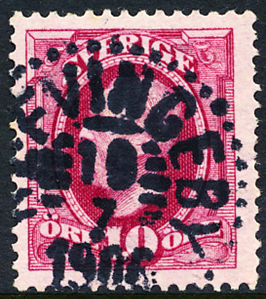 54 REFVINGEBY 10.7.1906 (M) N33 Postal 125