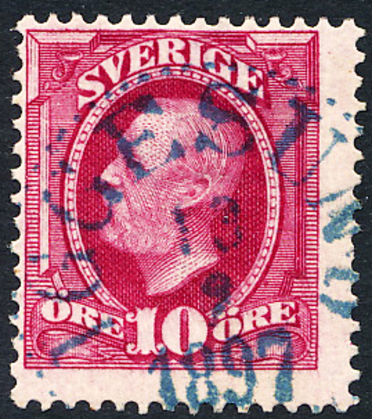 54 IGGESUND 13.2.1897 (X) N14 Blågrön stämpel