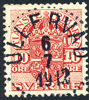 TJ32 ULLERVAD 6.7.1912 (R) N33 Lyxstämpel