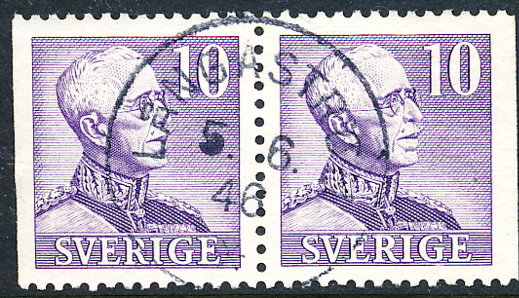 F273BB 20 öre blå Profil höger LÅNGASTRÖM 5.6.48 