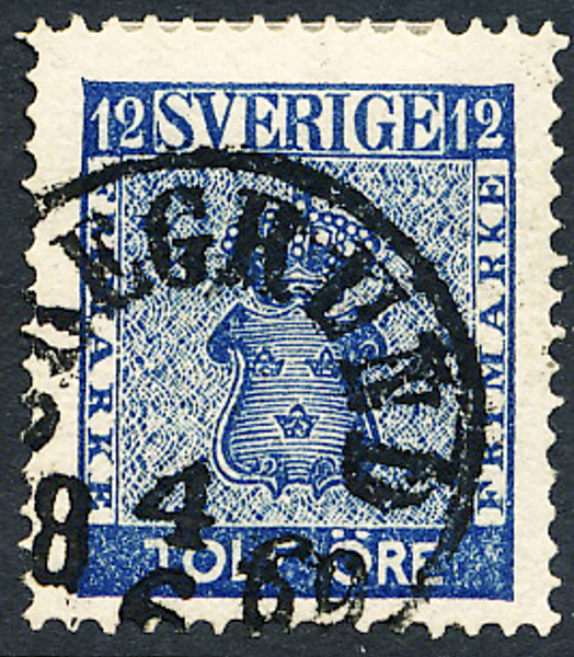 9 ÖREGRUND 4.6.1869 (C/B) N10 Postal 150