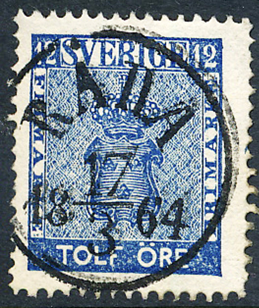 9 RÅDA 17.3.1864 (S) N10 Postal 100 Prakt