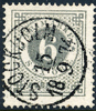 F20g 6 öre grå t.14 STOCKHOLM 15.9.1874