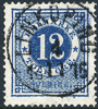 F21o 12 öre djupblå t.14 LINKÖPING 4.11.1875