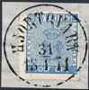 9 HJORTQVARN 31.1.1871 (T) N10 Postal 400