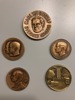 Fyra kungamedaljer i brons samt jubileumsmedalj ASEA