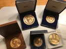 Fyra kungamedaljer i brons samt jubileumsmedalj ASEA