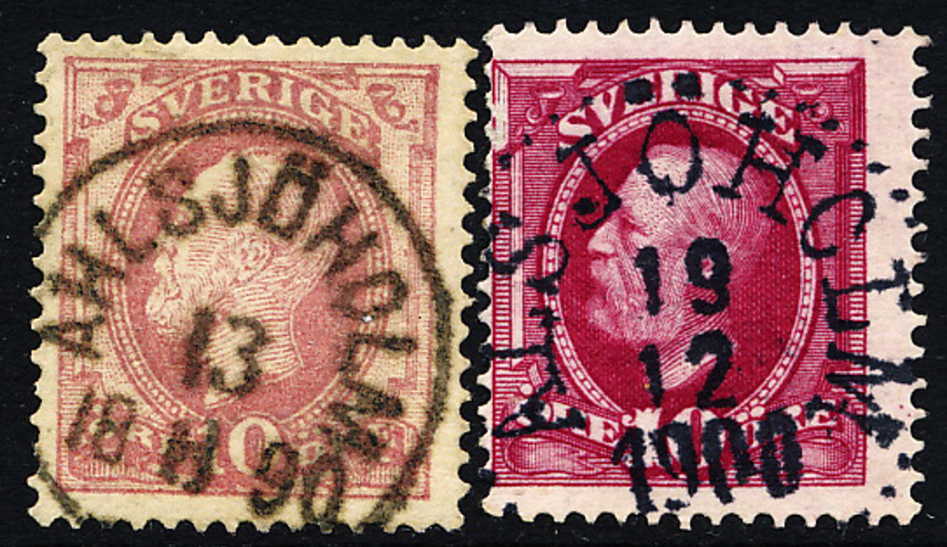AHLSJÖHOLM 13.8.1890 N16 & ALSJÖHOLM 1912.1900 N29
