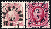 ARJEPLOUG 23.8.1886 (R5) N10 & ARJEPLUOG 12.1.1909