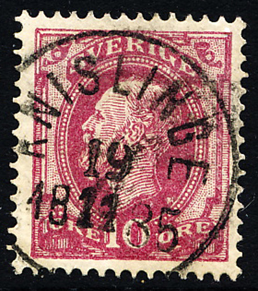 F39 KNISLINGE 19.11.1885 N16 (RR) Kv 300
