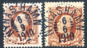 NYNÄS'HAMN 6.9.1910  & NYNÄSHAMN 6.6.1910
