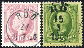 RÖÖ 27.7.1886  N16 & RÖ 15.3.1909 N14