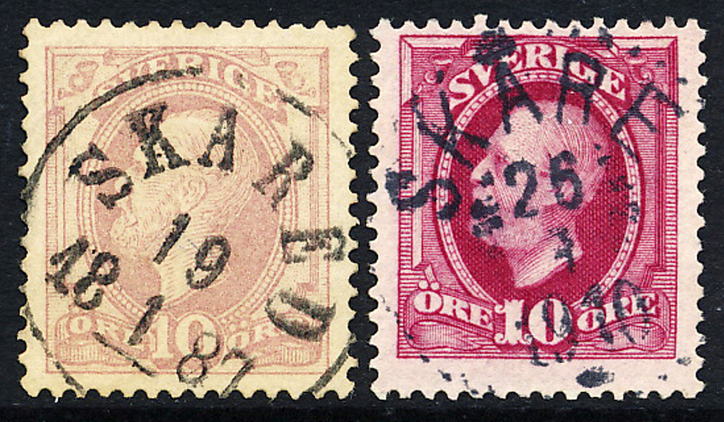 SKÅRED 19.1.1887 & SKÅRE 26.3.1910