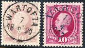 WARTOFTA 7.9.1890 & VARTOFT 10.4.1907 