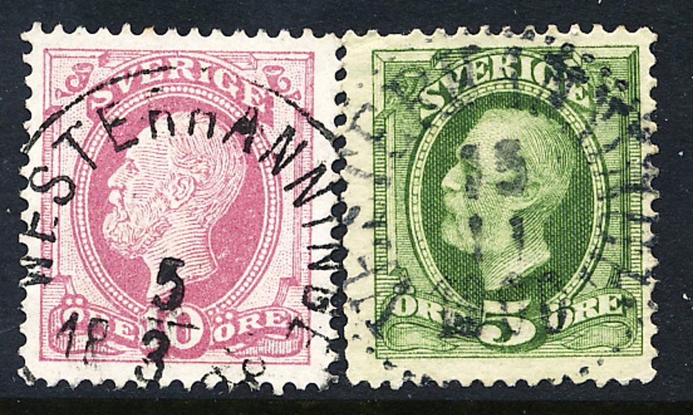 VESTERHANNINGE 5.3.1888 N16 & VESTERHANNINGE 15.11.1900