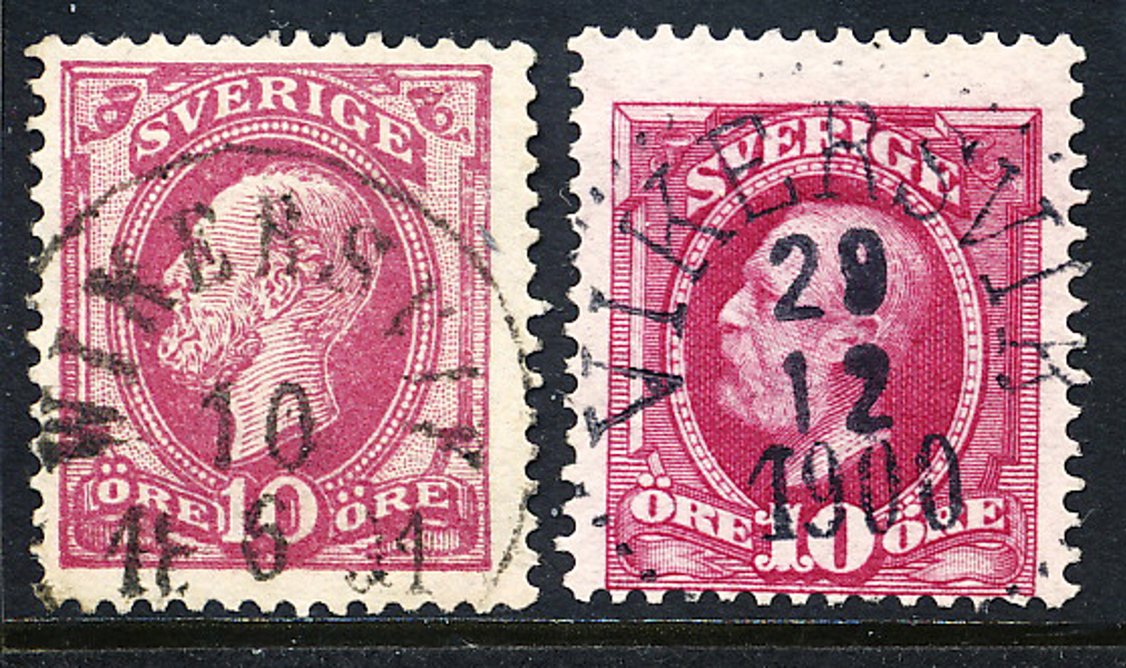 WIKERSVIK 10.5.1891 N10 (R3) & VIKERSVIK 29.12.1900 N29