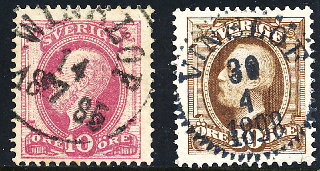 WINSLÖF 14.7.1885 N10 (R3) & VINSLÖF 30.4.1898 N14