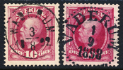 WÄDERUM 3.8.1892 & VÄDERUM 1.9.1898 