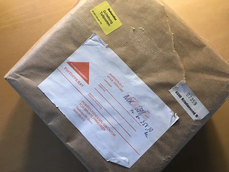 NORGE Postförseglad kilovara 1986